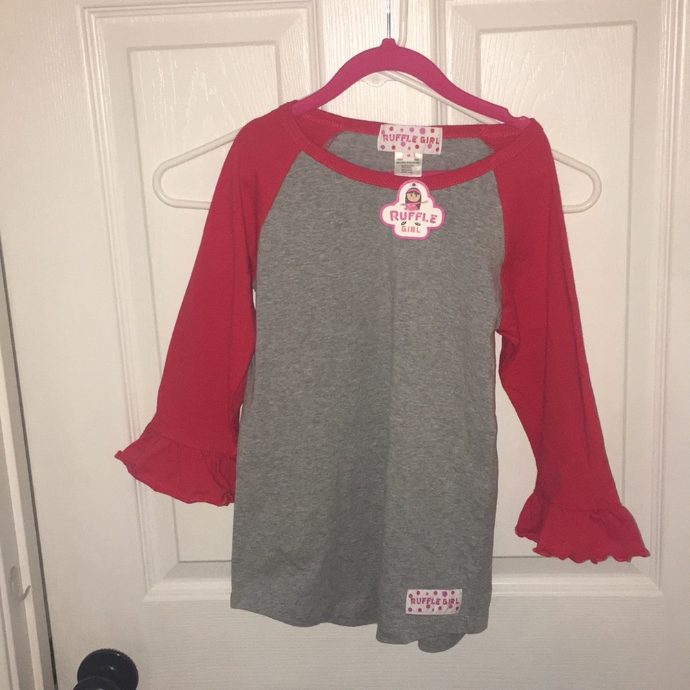 Ruffle girl tunic